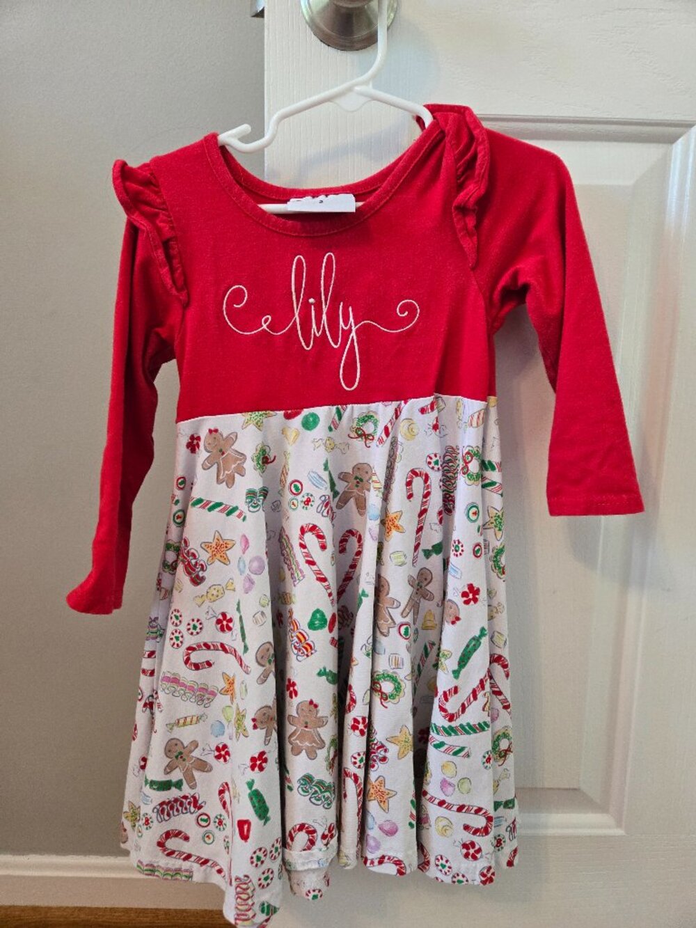 Girls size 3T Jellybean "Lily" Christmas drees